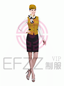 空姐服裝設(shè)計(jì)效果圖374