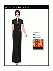 中餐咨客服裝設(shè)計(jì)效果圖539