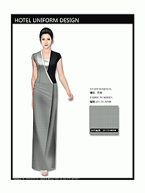 中餐咨客服裝設(shè)計(jì)效果圖546