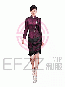 中餐服務(wù)員服裝設(shè)計效果圖1037