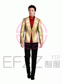 中餐服務(wù)員服裝設(shè)計效果圖1045