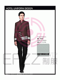 中餐服務(wù)員服裝設(shè)計效果圖1078