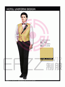 西餐服務(wù)員制服設(shè)計(jì)效果圖709