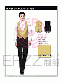 西餐服務(wù)員制服設(shè)計效果圖711
