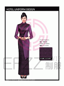 中餐咨客服裝設(shè)計(jì)效果圖553