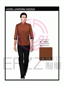 中餐服務(wù)員制服設(shè)計(jì)效果圖1110