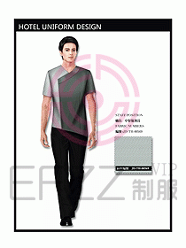 中餐服務(wù)員制服設(shè)計(jì)效果圖1119