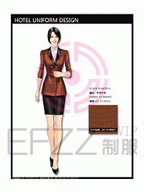 中餐迎賓制服設(shè)計(jì)效果圖570