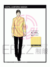 中餐服務(wù)員制服設(shè)計(jì)效果圖1128