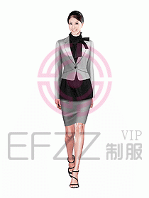 女職業(yè)裝設(shè)計效果圖597