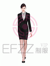 女職業(yè)裝設(shè)計效果圖607