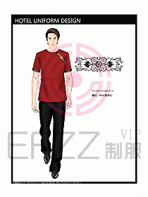 桑拿spa按摩技師制服772