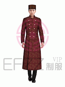 酒店門童制服設計效果圖623