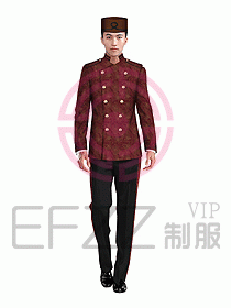 酒店門童制服設(shè)計(jì)效果圖625