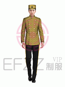 酒店門童制服設(shè)計效果圖628