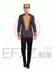 酒店門(mén)童制服設(shè)計(jì)效果圖631