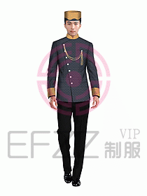 酒店門童制服設計效果圖629