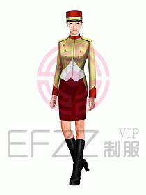 酒店門童制服設(shè)計效果圖639