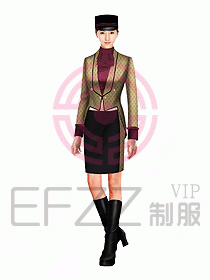 酒店門(mén)童制服設(shè)計(jì)效果圖645