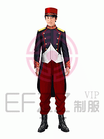 酒店門(mén)童制服設(shè)計(jì)效果圖656