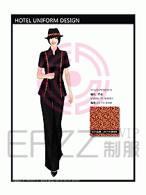 酒店門童制服設(shè)計效果圖663