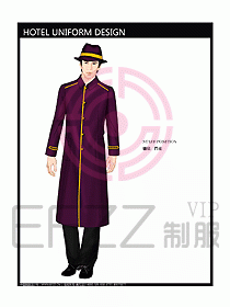 酒店門童制服設(shè)計(jì)效果圖669