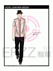 酒店門童制服設(shè)計效果圖678