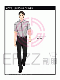 酒店總臺(tái)接待員制服設(shè)計(jì)效果圖430