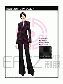 酒店前廳總臺制服設計圖440