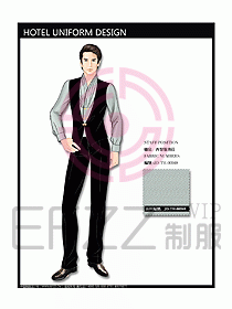 酒店西餐服務(wù)生制服設(shè)計圖723