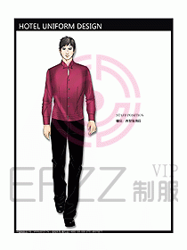 酒店西餐服務(wù)生制服設(shè)計(jì)圖729