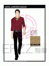 酒店西餐服務(wù)生制服設(shè)計圖737