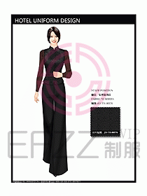 酒店西餐服務(wù)生制服設(shè)計(jì)圖751