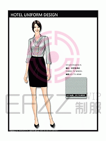 酒店西餐服務(wù)生制服設(shè)計(jì)圖722