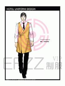 酒店西餐服務(wù)生制服設(shè)計(jì)圖719