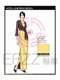 酒店西餐服務(wù)生制服設(shè)計圖728