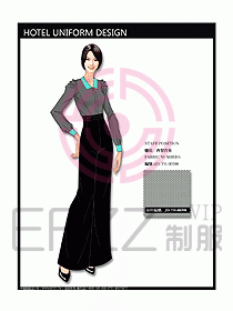酒店西餐服務(wù)生制服設(shè)計圖734
