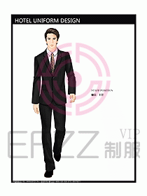 前臺服務(wù)生制服設(shè)計效果圖452