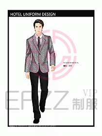 前臺(tái)服務(wù)生制服設(shè)計(jì)效果圖454