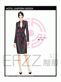 前臺(tái)服務(wù)生制服設(shè)計(jì)效果圖457
