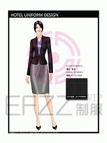 前臺服務(wù)生制服設(shè)計(jì)效果圖458