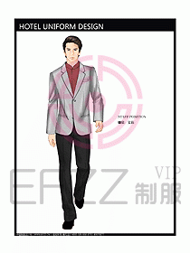 前臺(tái)服務(wù)生制服設(shè)計(jì)效果圖463