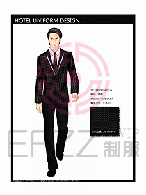 前臺(tái)服務(wù)生制服設(shè)計(jì)效果圖487