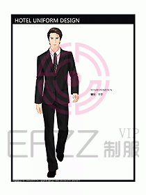 前臺(tái)服務(wù)生制服設(shè)計(jì)效果圖492