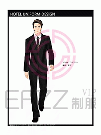 前臺服務(wù)生制服設(shè)計(jì)效果圖494