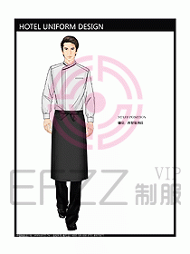 酒店西餐服務(wù)生制服設(shè)計圖772