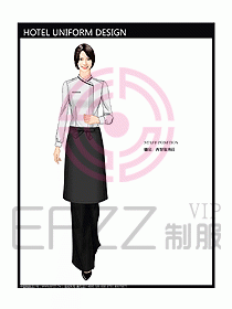 酒店西餐服務(wù)生制服設(shè)計(jì)圖771