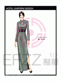 酒店中餐咨客制服設(shè)計圖577