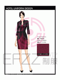 酒店中餐咨客制服設(shè)計圖580
