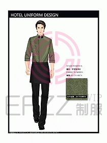 酒店中餐服務(wù)員制服設(shè)計圖1244